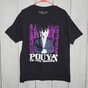 Pouya To The Grave Band Shirt, size Large